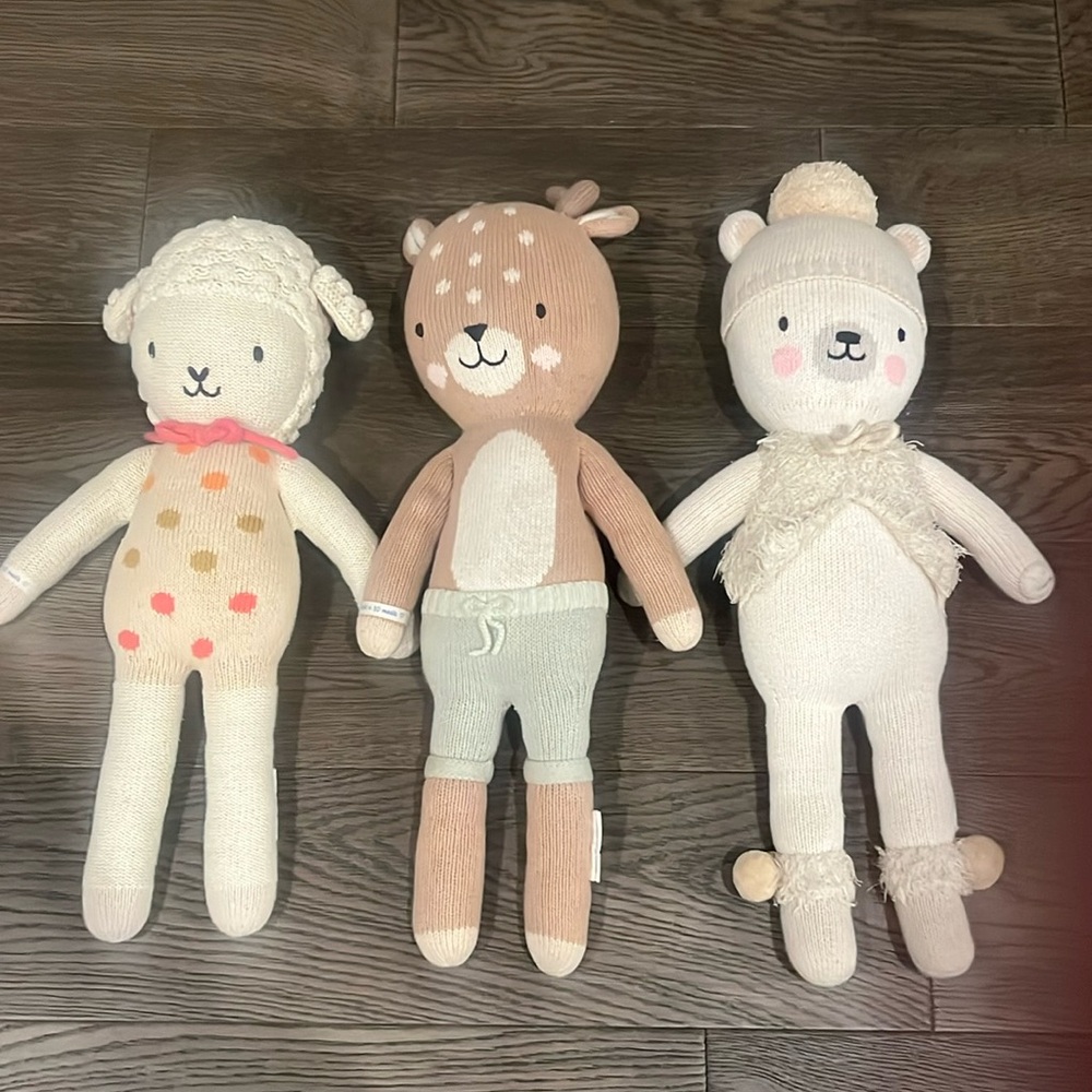 Cuddle + Kind 20 inch Lot of 3